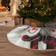 thumbnail image 5 of Sikiie Christmas Snowman With Hat Nativity Christmas Tree Skirt, Jesus Christian Winter Holiday Tree Mat Decoration(30-48IN)48", 5 of 6