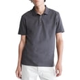 thumbnail image 1 of Calvin Klein Mens Monogram Logo Polo Shirt, Grey, X-Large, 1 of 1