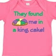 thumbnail image 4 of Inktastic They Found Me in a King Cake Boys or Girls Baby Bodysuit, 4 of 5