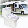 thumbnail image 6 of HELLHERO Toilet Seat Cover Set 17"x21" Universal Easy to Install for Hotel Home, 6 of 8
