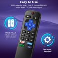 thumbnail image 5 of for Roku-TV-Remote-Replacement,Universal Control for TCL,ONN, Hisense Roku TVs(This Does not Work with Roku Box, Stick, Express or Player), 5 of 18