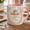 Black, variant on Cottagecore Mug Floral Wildflower Cottage Design for Cozy Coffee & Tea Lovers