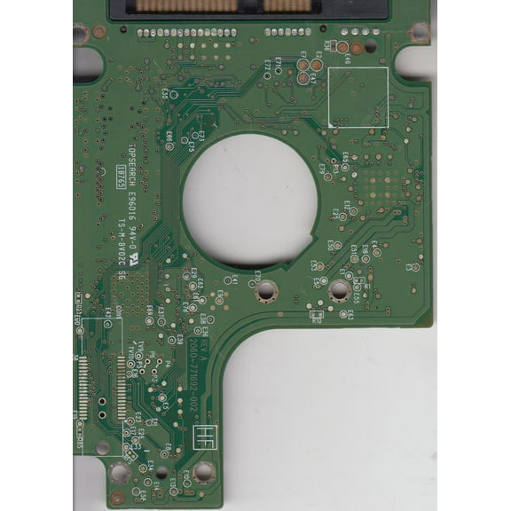 WD6400BPVT-00HXZT1, 2061-771692-102 AE, WD SATA 2.5 PCB