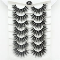 5 Pairs 3D 6D Volume False Eyelashes Set Soft Lash For Dramatic Eye Makeup