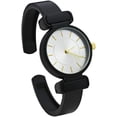 thumbnail image 4 of Blekon Collections Quartz Women's 27mm Case Smooth Textured Cuff Bangle Watch, 4 of 5