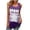 Purple, variant on Patlollav Tank Top for Women Under $10.00, Womens Summer Tank Top Round-Neck Sleeveless Print Casual Fashion Blouse