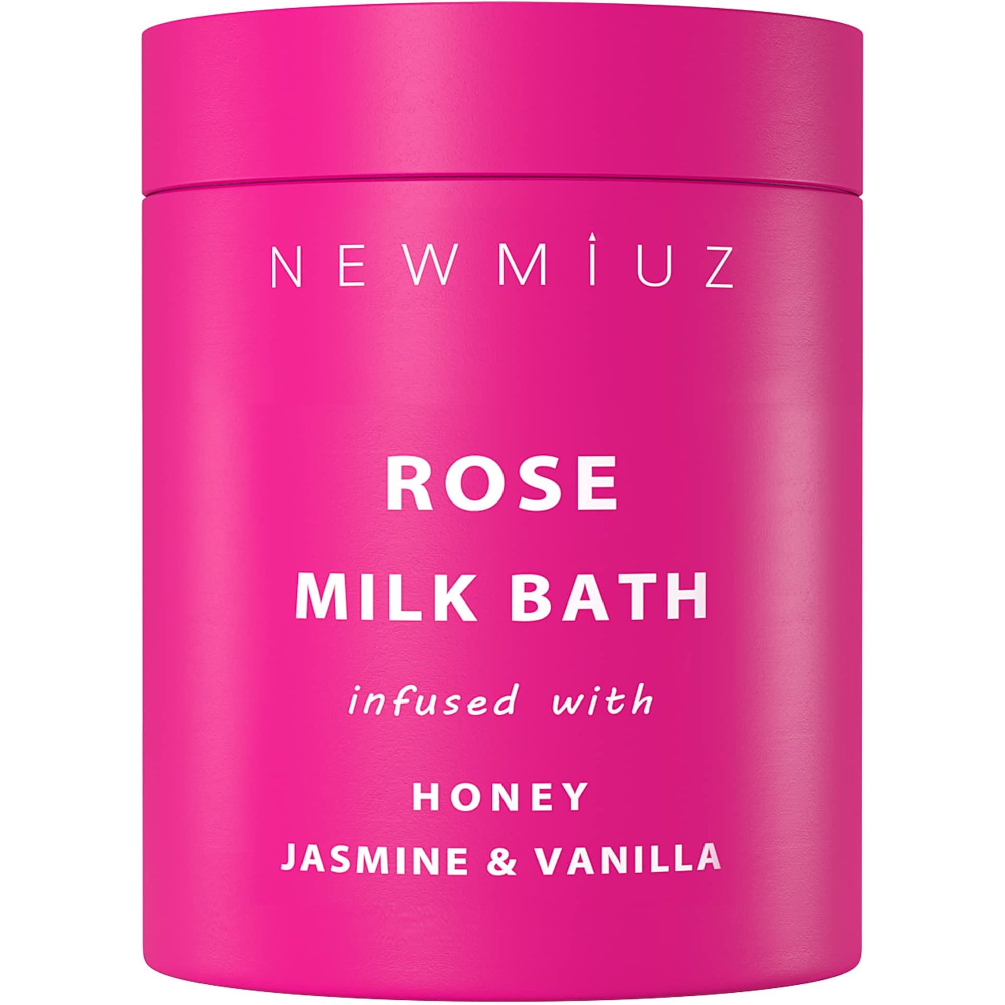 Calming Rose Coconut Milk Bath Soak Moisturize Soften Skin Honey Jasmine Vanilla Destress Luxury Spa Bath Salt Powder Stress Relief Gifts for Women