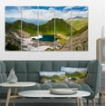 thumbnail image 1 of Mountain Lake View on Bright Day - Grande toile de paysage, 1 of 4