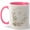 Pink, variant on Minimal Botanical Arch 11oz Ceramic Mug, Neutral Floral Wall Art Coffee Cup