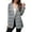 Gray, variant on UYISJ Womens Tweed Blazers Casual Jackets Long Sleeve Double Breasted Open Front Plaid Blazer Jackets Work Suits Gray L