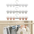 thumbnail image 2 of AFQH Hats Socks Organizer Rack Hanging Cap Scarf Storage Rack Hanger Multifunctional, 2 of 4