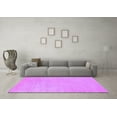 thumbnail image 3 of Ahgly Company Indoor Round Oriental Purple Industrial Area Rugs, 7' Round, 3 of 4