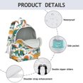 thumbnail image 4 of Cute Dinosaur Pattern Backpack for School,Cute School Bag,Schoolbag with Adjustable Shoulder Straps & Padded Back,13.4"x11"x4.7", 4 of 6