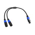 thumbnail image 2 of XLR Splitter Cable Altavoz Cable Cable de micrófono Splitter Cable resistente 06 m, 2 of 9