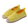 thumbnail image 2 of Vedolay Women's Flat Casual Shoes Ladies's Shoes Comfortable Slip On Flat Casual Low Top Shoes,Yellow 9, 2 of 5