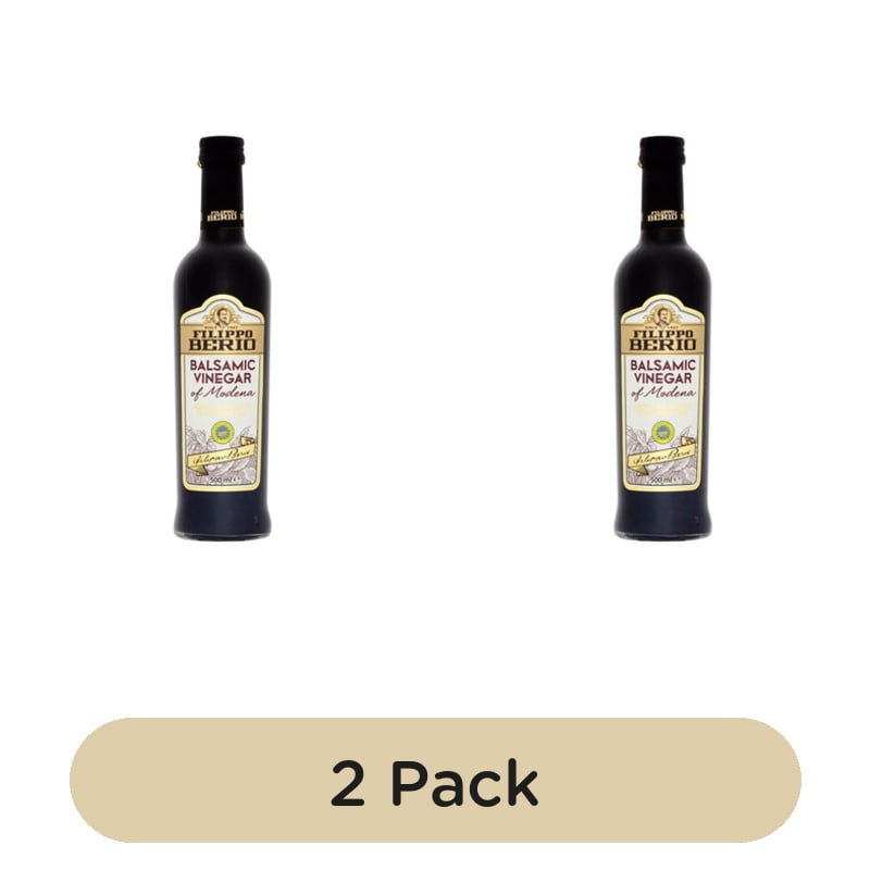 Filippo Berio Balsamic Vinegar 500ml, British Import (Pack of 2)