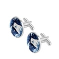 thumbnail image 2 of Polar Bear Formal Attire Stainless Steel Cufflink Set for Men - Ideal for Suits and Dress Shirts, 2 of 6