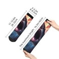 thumbnail image 4 of Pofeuu Dramatic Shark Attack Print 30cm Socks, Adult Running Hiking Socks for Youth and Adult, 4 of 7