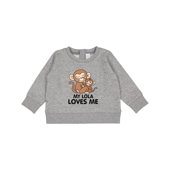 Inktastic My Lola Loves Me Baby Sweatshirt