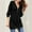 Black, variant on Babysbule Women's Fashion Sweater Fashion Fashion Women Solid V-Neck Winter Autume Warm Knit Sweater Zipper Pullover Top