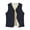 Navy Blue, variant on BAETEUY Men Velvet Quilted Waistcoat V-Neck Sleeveless Single-Breasted