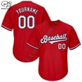 thumbnail image 4 of Custom Royal White-Light Blue Baseball Jersey Shirt for team 3D All Over Printed Baseball Jersey Shirts hip hop Tops, 4 of 7