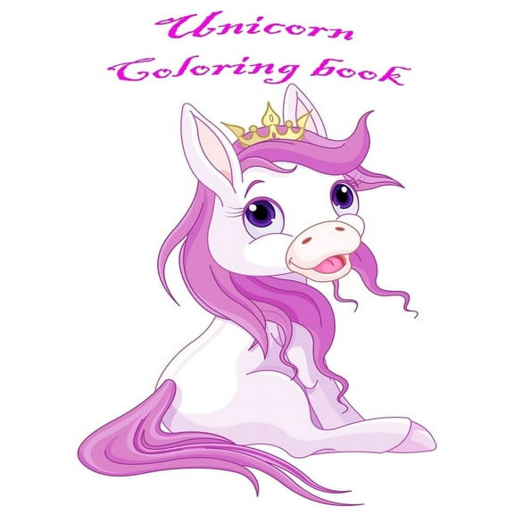 Unicorn Coloring book: Cute Coloring Book with Unicorn Designs on High-Quality Perforated Paper (Paperback)