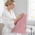thumbnail image 5 of REGALWOVEN Cotton Waffle Washcloths, Soft, Quick Dry & Lint-Free Face Cloths for Bathroom, Kitchen, Absorbent Reusable Washcloth Set 13" x 13" Pink 4pk, 5 of 7
