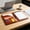 Brown, variant on File Folder with a faux leather shell, 12.6 x 9.8 x 1.2 in, Faux Leather Build for Home Office and Work Desk