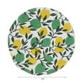 thumbnail image 2 of IH Casa Decor Imprimé Round Cotton Corde Placemat Citory Branches - Ensemble De 12, 2 of 4