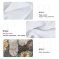 thumbnail image 5 of Wobogo Sunflower Cute Kitten Hand Towel Set of 2 Absorbent for Kitchen and Bathroom With Velcro Hanging Loop 18.2×14in, 5 of 7