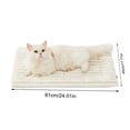 thumbnail image 2 of Qaailabf Plush Round Pet Bed Winter Warm Dog Mat Removable Washable Cozy Soft Cat Dog Sleeping Cushion with Interactive Teasing Stick for Small Medium Pets, 2 of 6