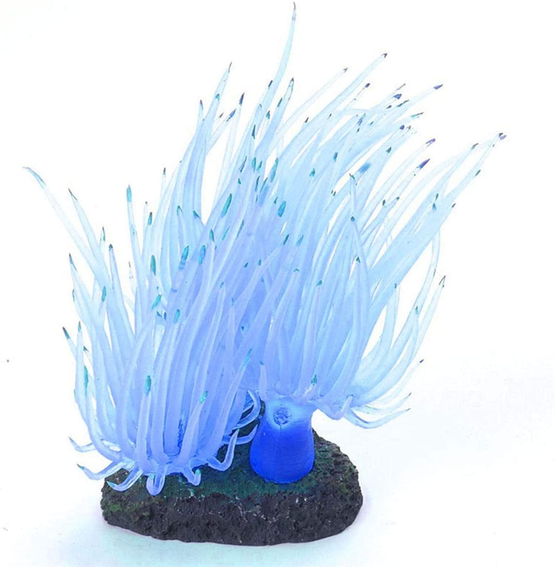 Aquarium Artificial Sea Urchin Coral Plant Water Ornament Decoration Fish Tank Plastic Soft