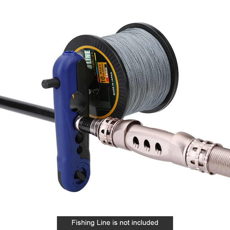 Portable Fishing Line Winding Spool Spooler Winder Reel for Various Size Rod  , Fishing Winder Set, Winding Spool 