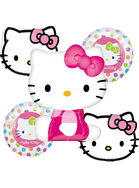 Hello Kitty Party Balloon Bouquet -5pc