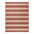 thumbnail image 2 of Gertmenian Paseo Castro Red Modern Stripe Indoor/Outdoor Area Rug 8'9" x 13'1' 9' x 12', 2 of 5