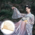 thumbnail image 2 of KAKOWELY DIY Fan Making Frame Portable Blank Folding Fan Frame Hand Folding Fan Making Frame,8.27"X0.79"X0.39", 2 of 5