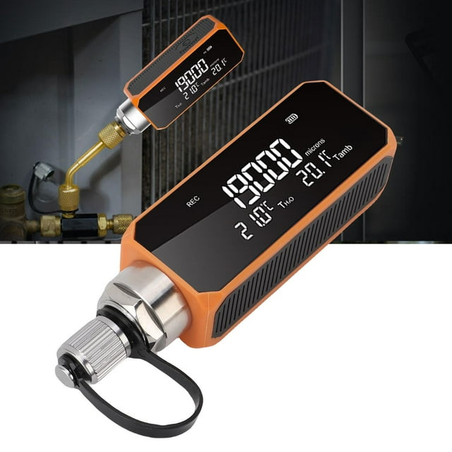 Vacuum Tester, Multifunctional Accurate Digital Vacuum Meter Oil Proof Structure for Industry