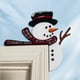 thumbnail image 4 of Decoración navideña para puerta 2024 Fiudx divertido muñeco de nieve Papá Noel marco superior de la puerta, 4 of 6