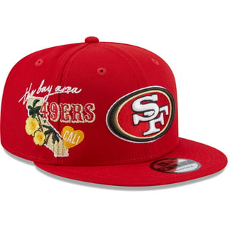 San Francisco 49ers New Era Stripe 39THIRTY Flex Hat - Scarlet