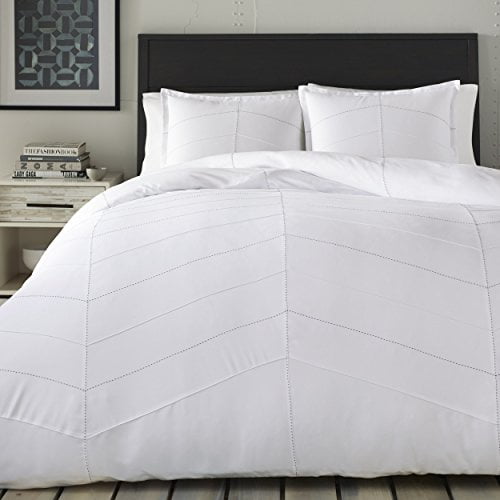 Scène Urbaine - Ensemble de Couette Grand, Literie Lisse et Douce avec Taies d'Oreiller Assorties, Décor Moderne pour la Maison (Courtney White, Grand)