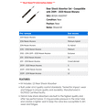 thumbnail image 2 of Rear Shock Absorber Set - Compatible with 2009 - 2020 Nissan Murano 2010 2011 2012 2013 2014 2015 2016 2017 2018 2019, 2 of 2