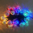 thumbnail image 5 of Cadena de luces solares: cadena de luces de 15 pies, 20 luces LED solares marroquíes para festivales en el jardín, 5 of 5