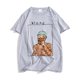 thumbnail image 1 of Frank-Camiseta de algodón puro de gran tamaño para hombre, camisetas de música rubia, ropa de calle de Hip Hop, camisetas casuales gráficas de verano Y2k, 1 of 4