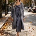 thumbnail image 6 of Gamivast Long Cardigan Sweaters for Women Plus Size Fuzzy Open Front Duster Coat Soft Fluffy Knit Outerwear Long Sleeve Casual Loungewear Cozy Cover Up for Fall Winter, 6 of 6