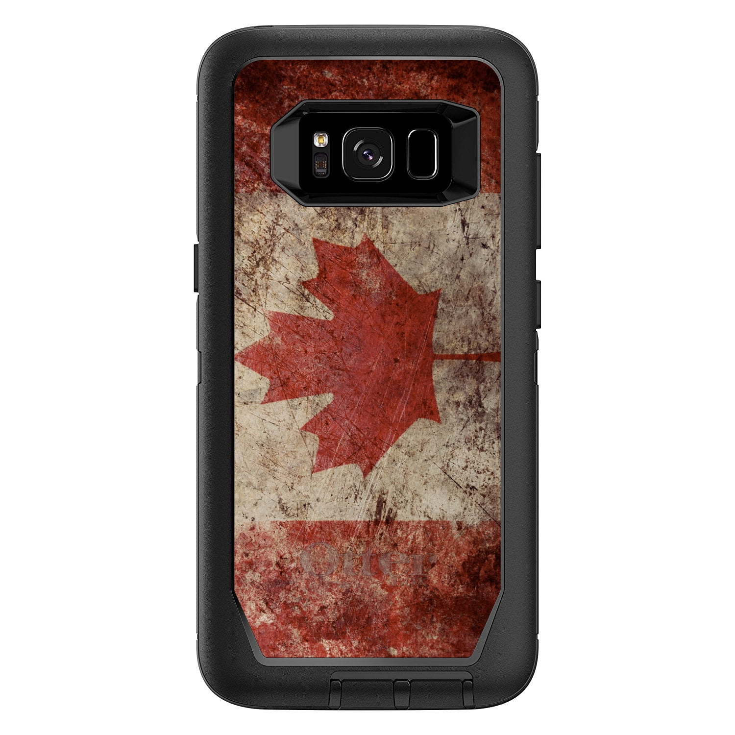DistinctInk Custom Black OtterBox Defender Series Case for Samsung Galaxy S8...