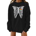 thumbnail image 1 of Camisas sexy de invierno para mujer Cuello redondo Manga larga Tops Impreso Sudadera regular Blusa Fridja fjkfkj1153, 1 of 4