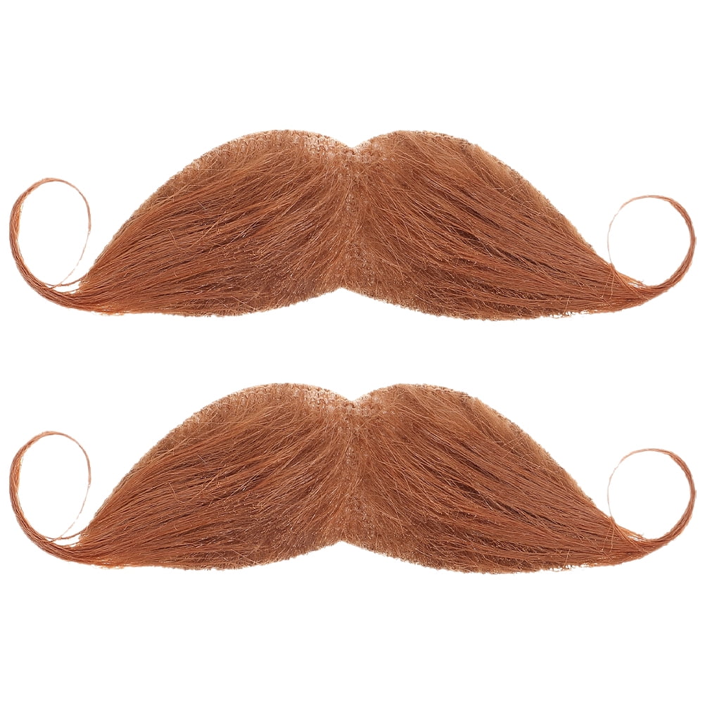 4 Bigotes Falsos Y Cejas Autoadhesivos – Multicolor, Set De Barba Postiza Para Disfraces De Halloween, Carnaval Y Fiestas Temáticas