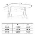 thumbnail image 3 of PENGXIANG Housse de Balançoire Extérieure Taille Siège Pare-Soleil (Sans Chaise), 3 of 12