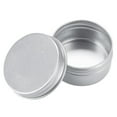 thumbnail image 2 of 30Ml Silver Small Round Lip Balm Storage Jar Containers with Screw Cap for Lip Balm, Cosmetic, Candles or Tea Pack of 72, 2 of 8